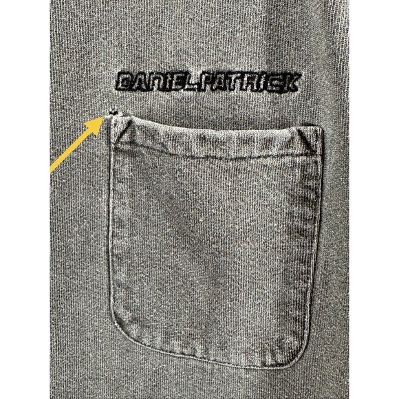 Daniel Patrick Short Sleeves Washed Charcol Size 2XL (X7) - Picture 11 of 11